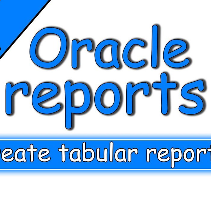 Oracle Reports Developer 12c: Build Reports